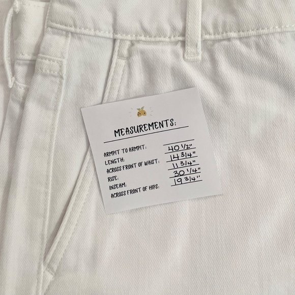 NWT!! J. CREW Factory White Drapey Denim Trousers Jeans High Waist Size 28 - Picture 13 of 13